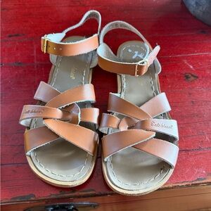 Salt Water Sandals by Hoy - Tan Sandals Size 6